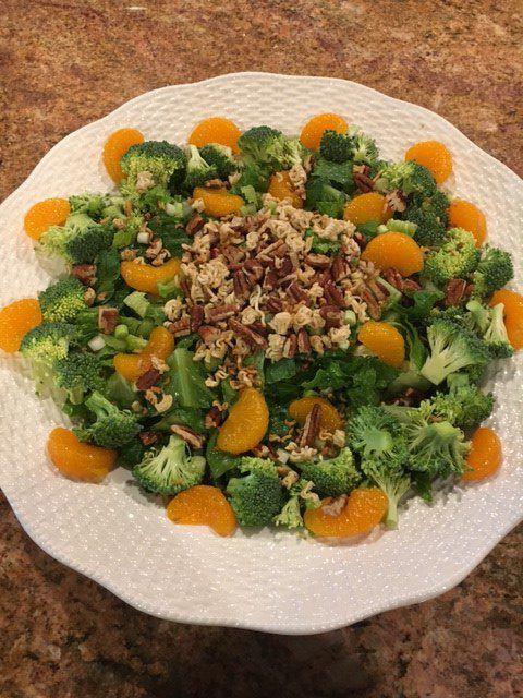 romaine and ramen salad